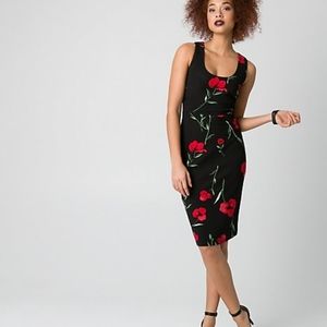Le chateau floral shift dress